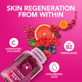 مکمل پاستیل کلاژن و هیالورونیک اسید آیوی بیرز Ivybears Vibrant Skin بسته 60 عددی