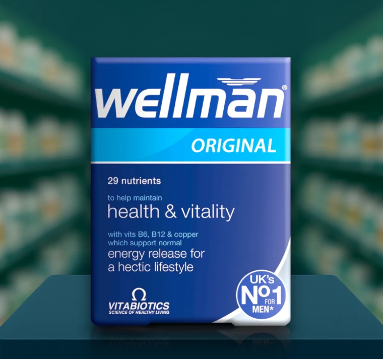 مولتی‌ویتامین آقایان ویتابیوتیکس Wellman Original