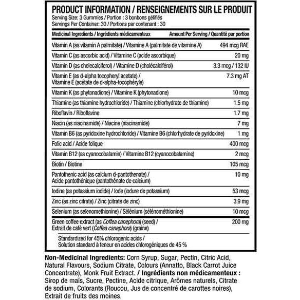چربی سوز هیدروکسیکات پاستیلی – Hydroxycut Muscletech Gummies